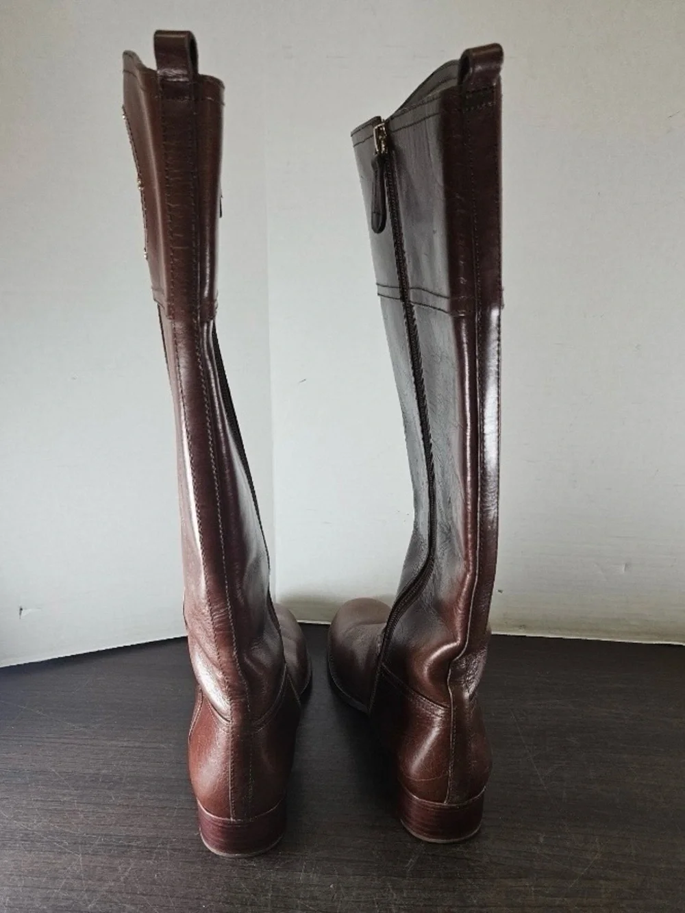Tory Burch Kiernan Leather Riding Boots
